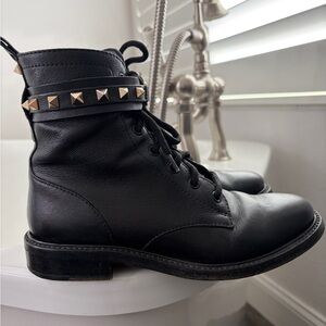 Valentino Studded Ankle Boots